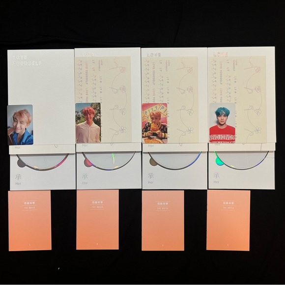 BTS Love Yourself Her Album bundle (L O V and E)